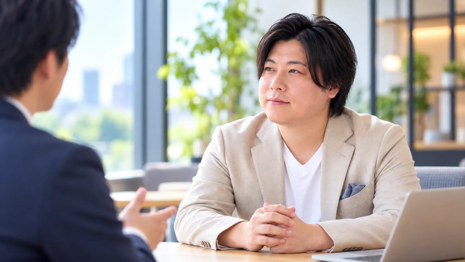 映像制作の初回相談の様子